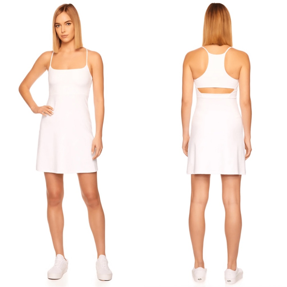 Susan Monaco racer string open back dress